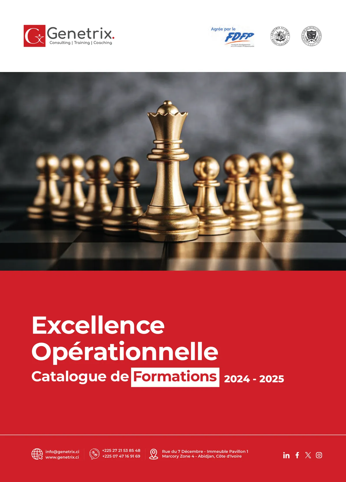 Couverture intégrale de Catalogue Excellence Opérationnelle